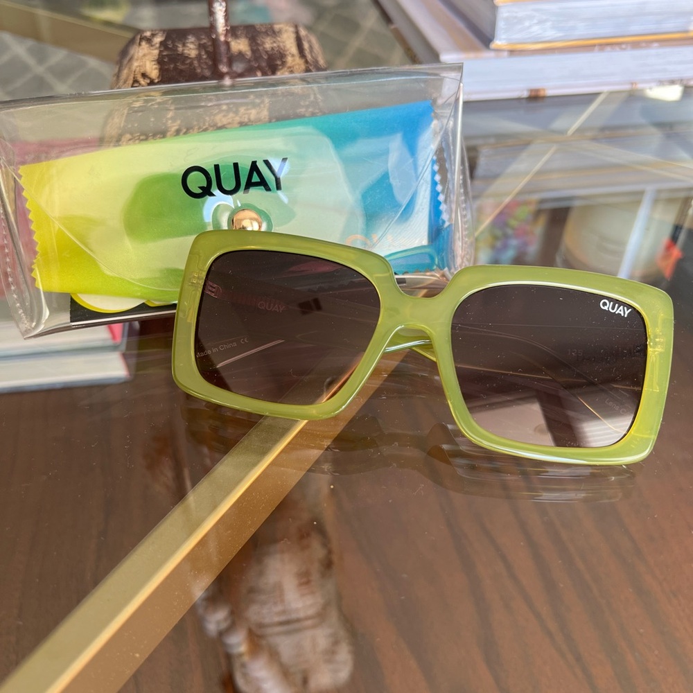 Quay Green Sunglasses